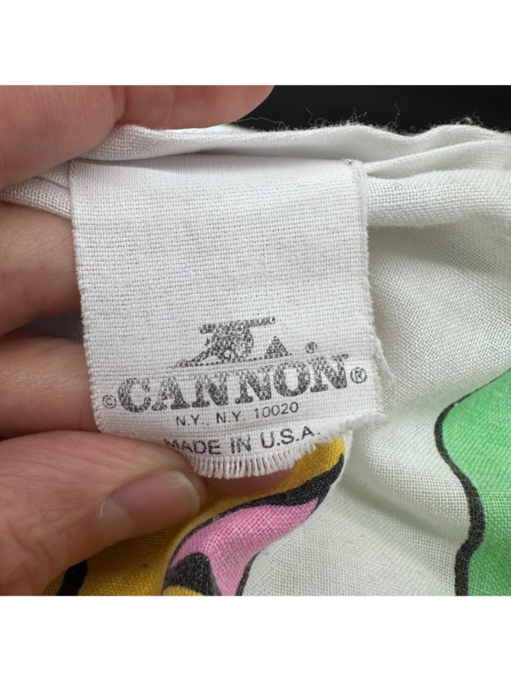 Vintage Peanuts Snoopy Woodstock Ha Ha Laughing Blanket Twin Size Cannon USA - Picture 4 of 11